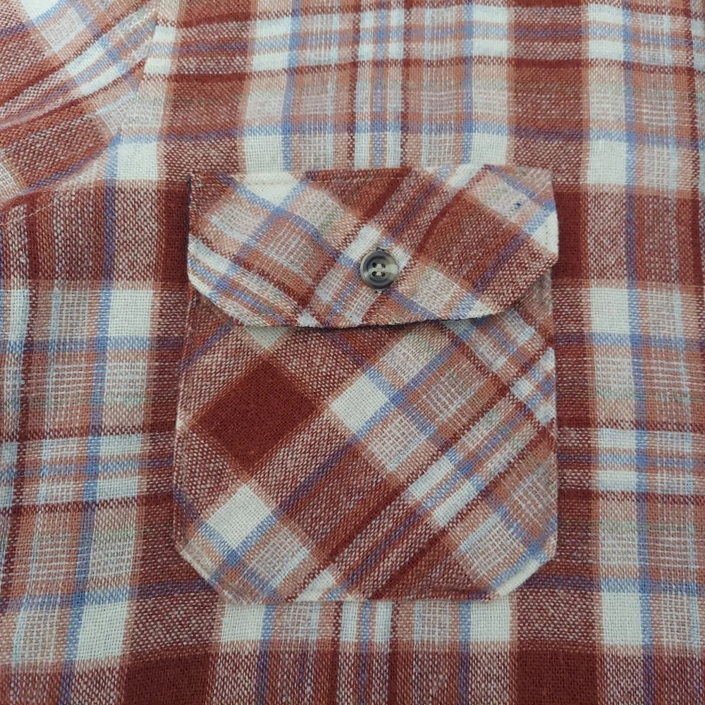 Vintage The Union St. Sportswear Plaid Shirt Mens Size Large Wool Blend Shacket
